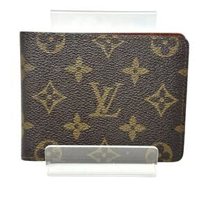 Louis Vuitton LV Monogram Crossover Style Bifold Wallet